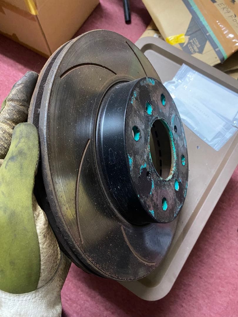 mox DC2 インテグラTypeR 96SP プロμスリットローター左右