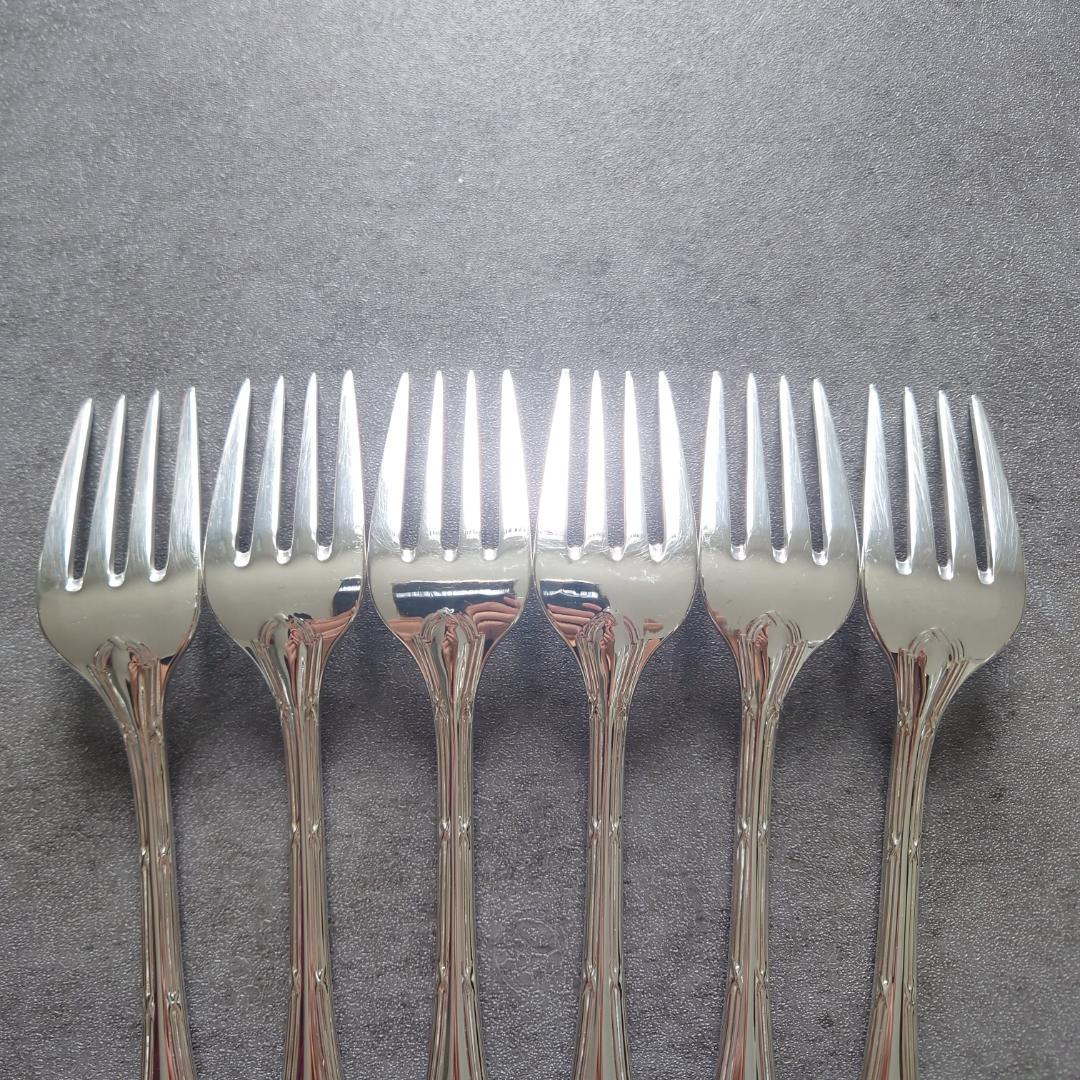 希少 美品 クリストフル リュバン サラダフォーク 6点