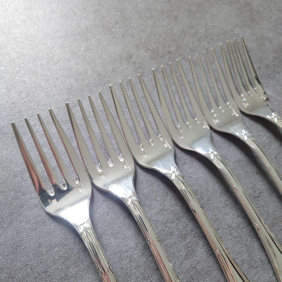 希少 美品 クリストフル リュバン サラダフォーク 6点