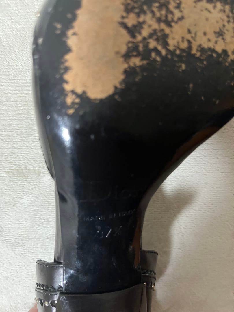 クリスチャンディオールブラックパンプス