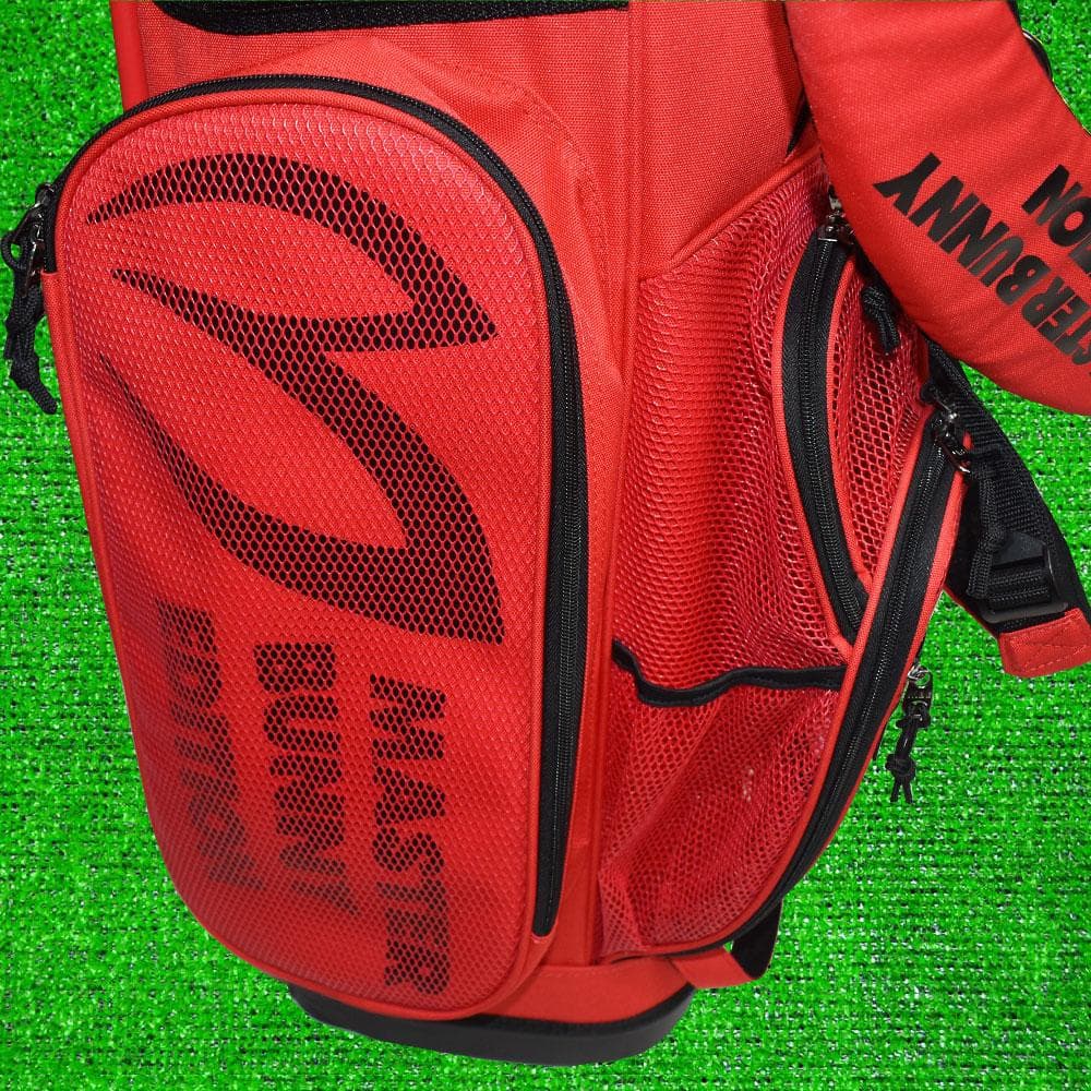 マスターバニーエディション ゴルフ キャディバッグ【レッド】新品！