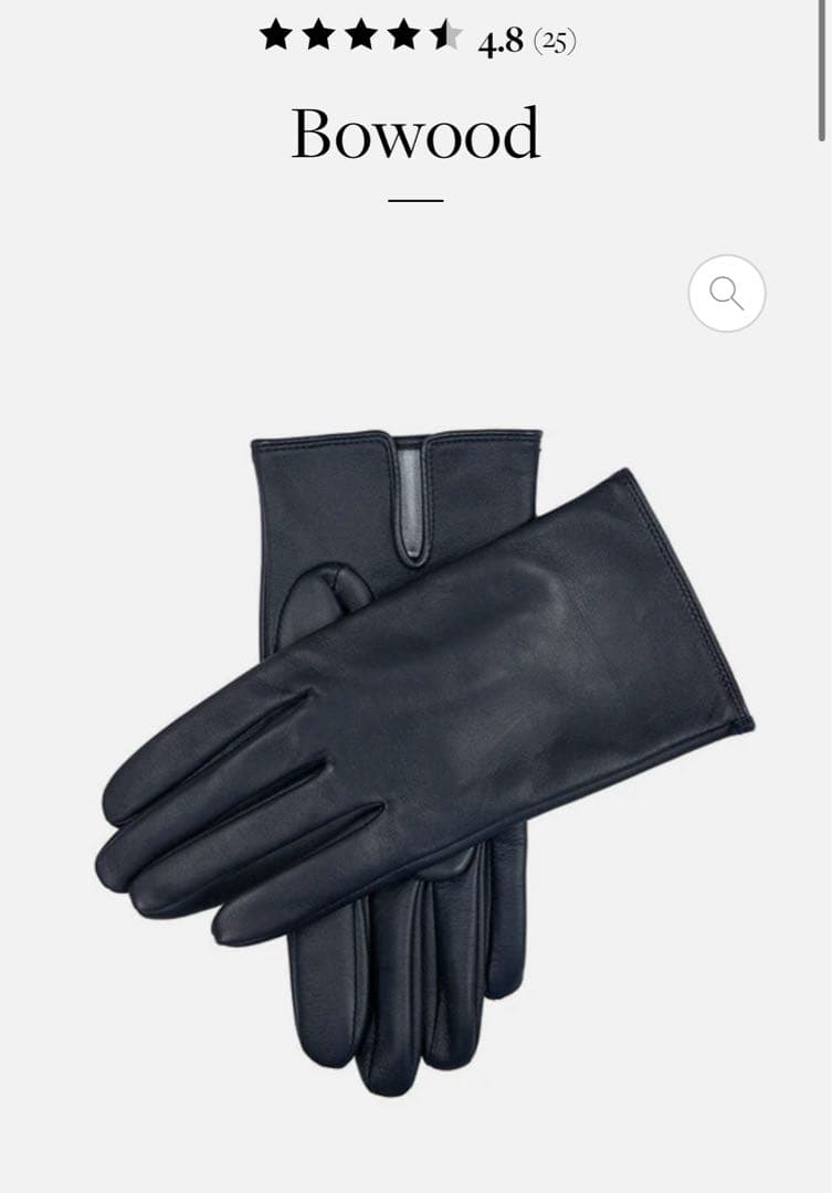 新品DENTS 15-1117 スマホ対応 レザーグローブ ブラック デンツ