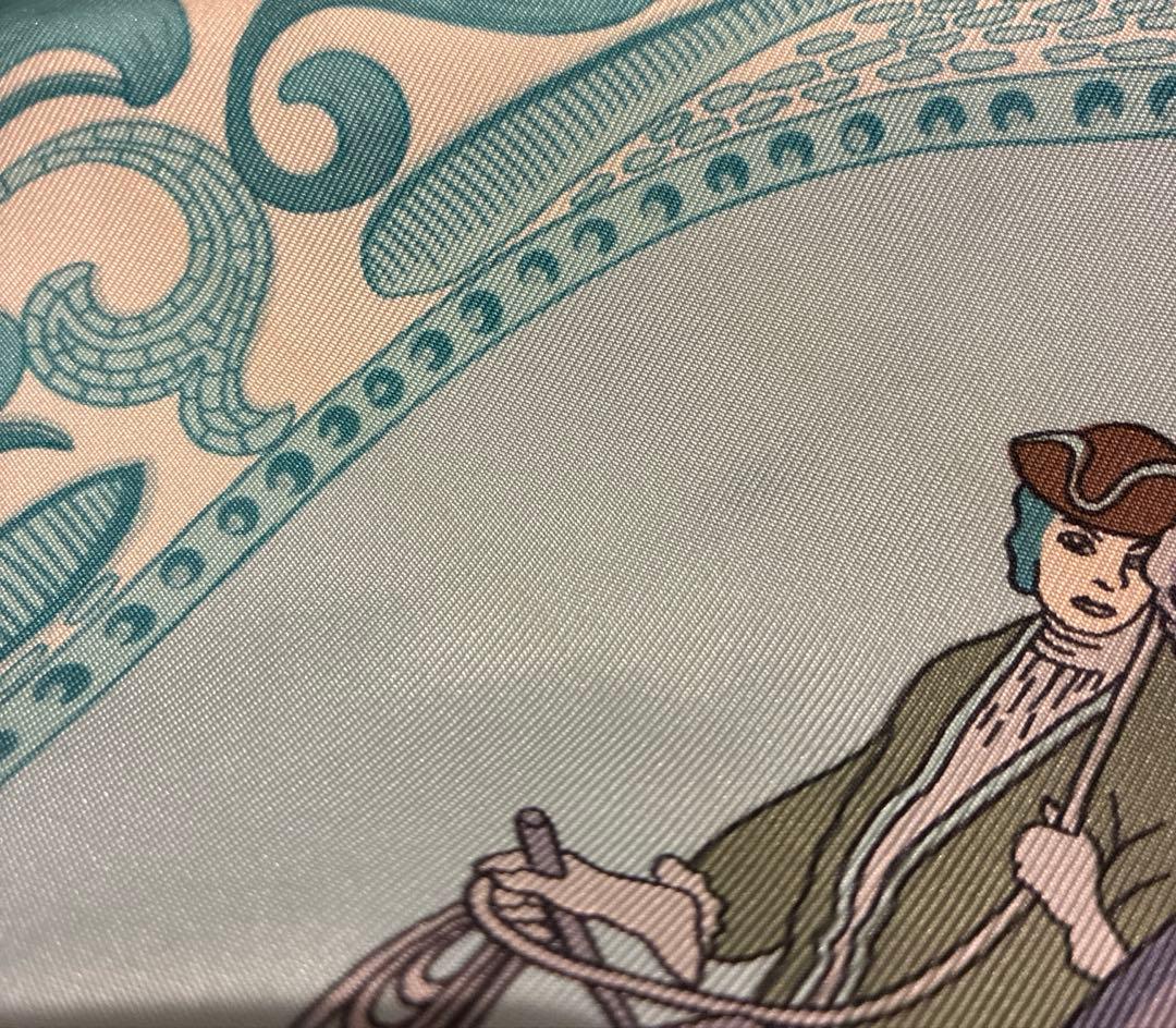 エルメス　カレ90 シルクスカーフ　ラ・プレゼンテーション