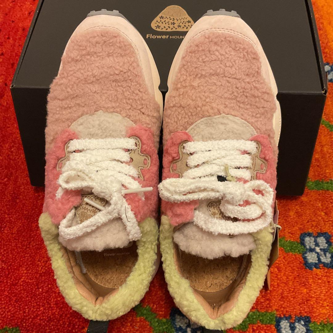 Flower Mountain スニーカー ピンク/グリーン