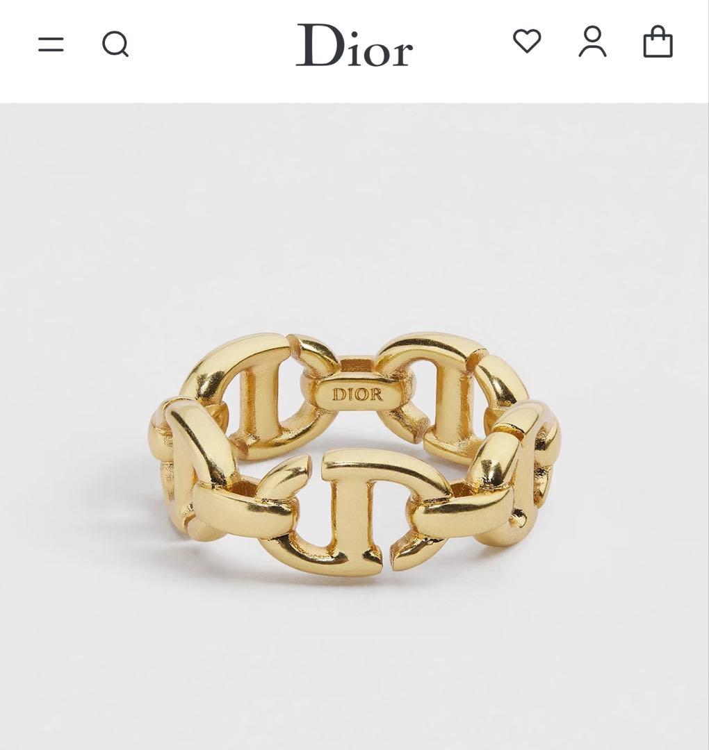 CD Navy リング メタル