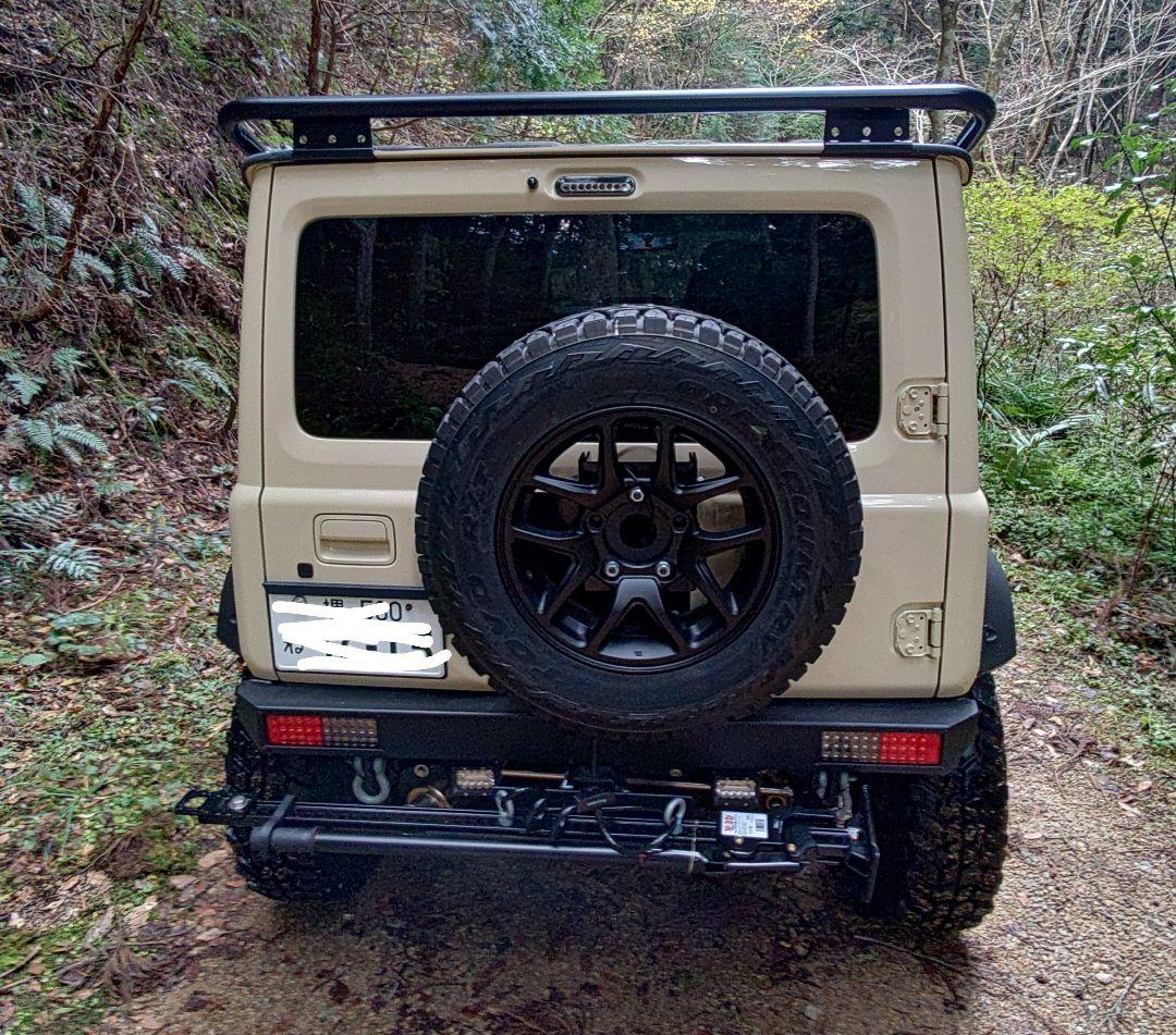 新型ジムニー・シエラ jb74・jb64 スペアタイヤ移動ブラケット・ホルダー