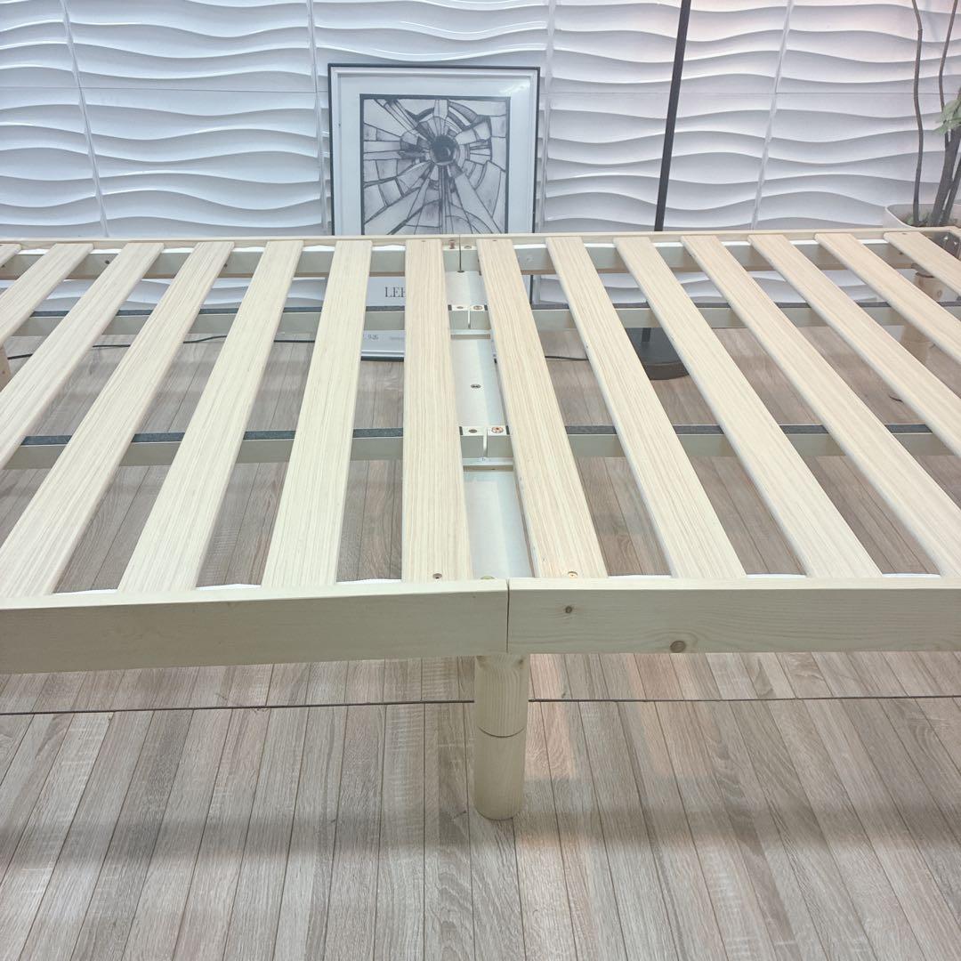 ◇大阪府全域 神戸市 配達料無料！◇すのこベッド◇ベッドフレーム◇セミダブル◇