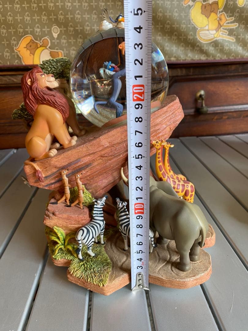 25周年記念限定品　ライオンキングキング・スノーグローブ　オルゴール　レア