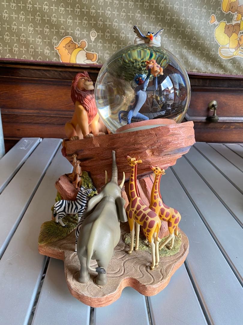 25周年記念限定品　ライオンキングキング・スノーグローブ　オルゴール　レア