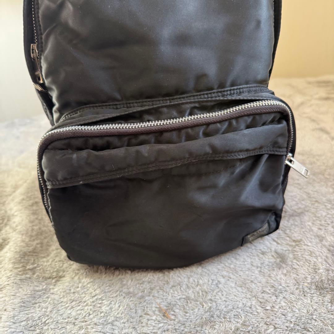 【日本製】PORTER TANKER バックパック 黒 コンパク 補修前提