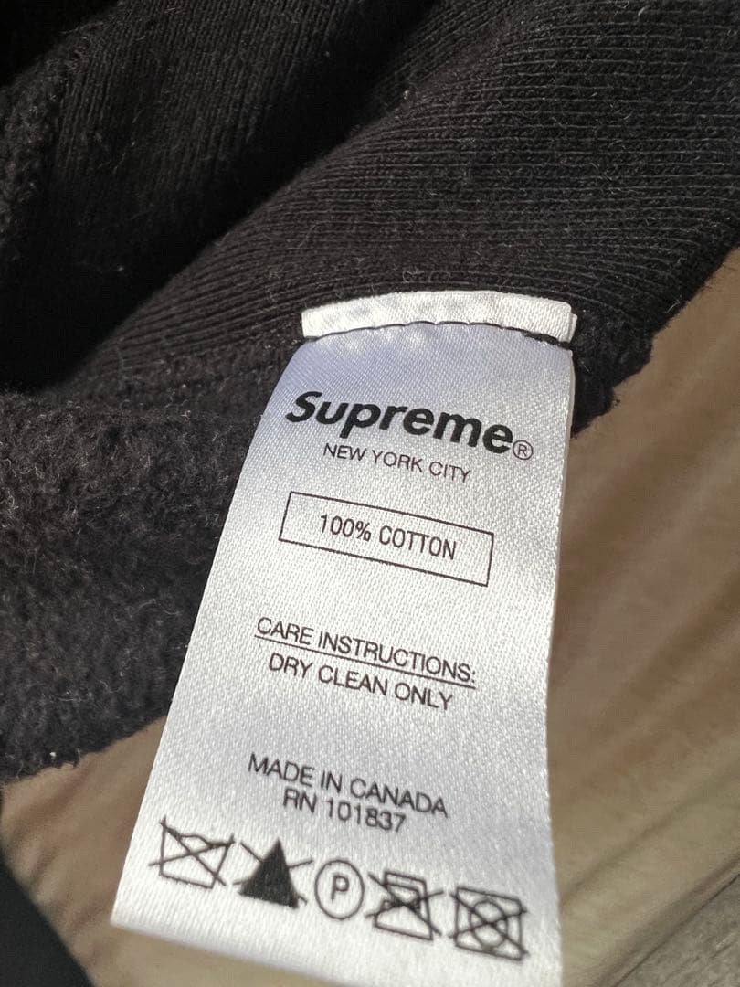 Supreme パテントアーチロゴパーカー ブラック