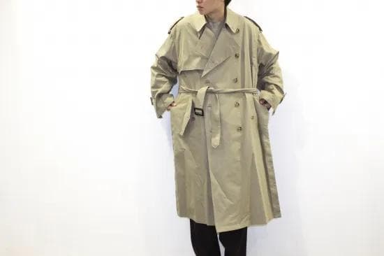 ジャケット・アウター stein / DEFORMATION TRENCH COAT(BEIGE)