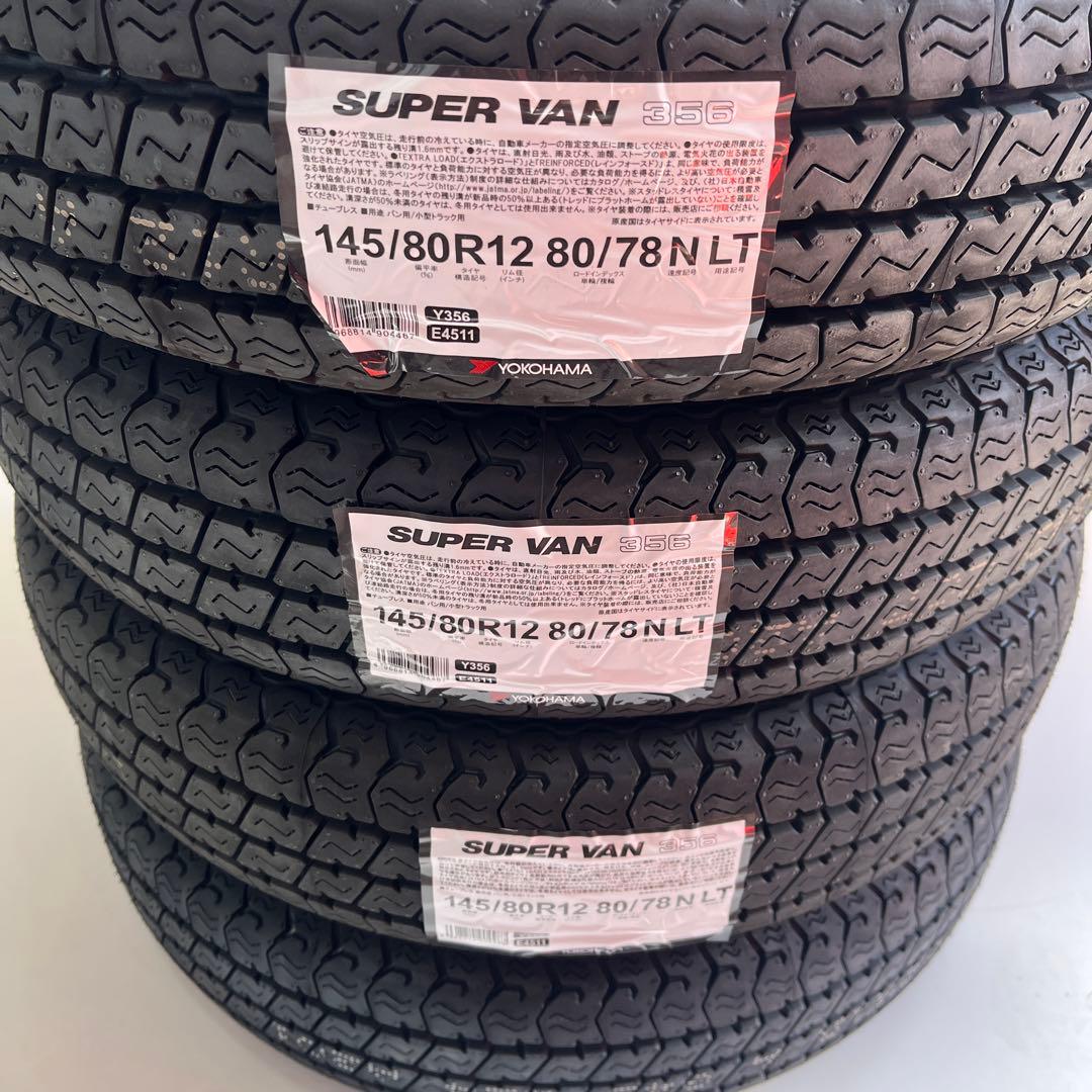 YOKOHAMA SUPER VAN 356 145/80R12 最終値下