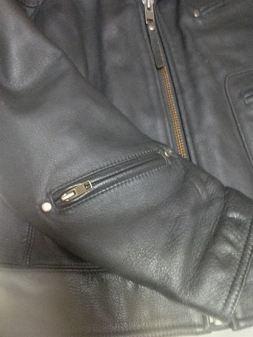 定価11.8万円 ハーレーダビッドソン スカルウィング刺繍 ダブルライダース