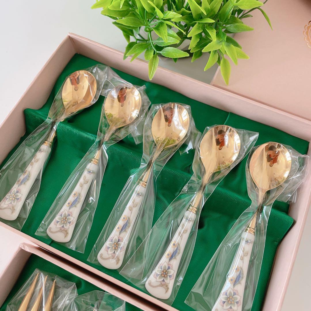 箱入り 未使用 ノリタケ カリフパレス カトラリー スプーン フォーク セット