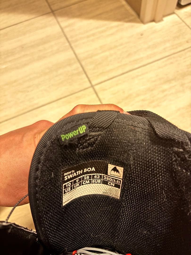 Burton SWATH BOA バートン　スワス