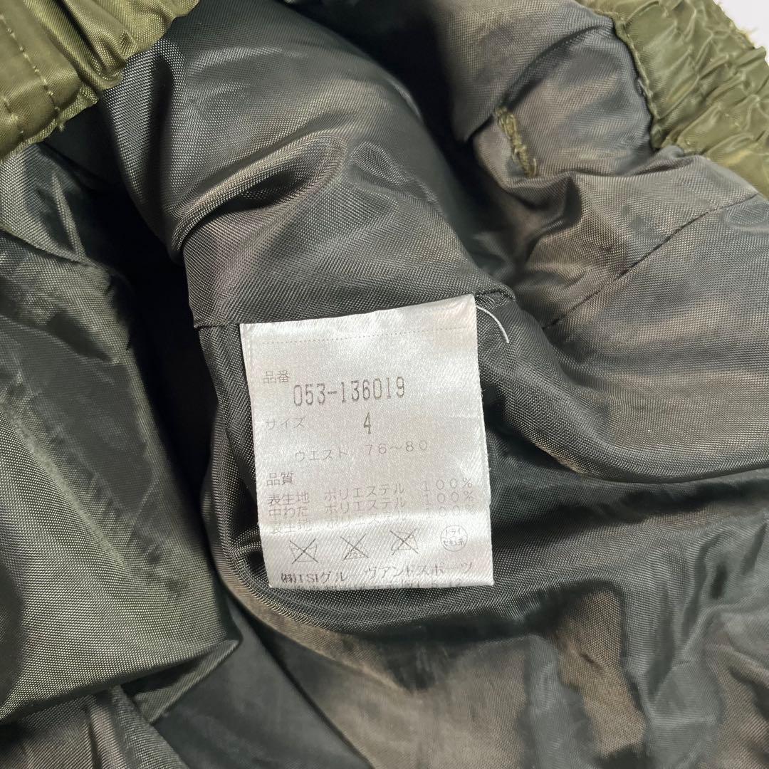 美品 PEARLY GATES 中綿 ナイロン パンツ ワッペン 刺繍ロゴ