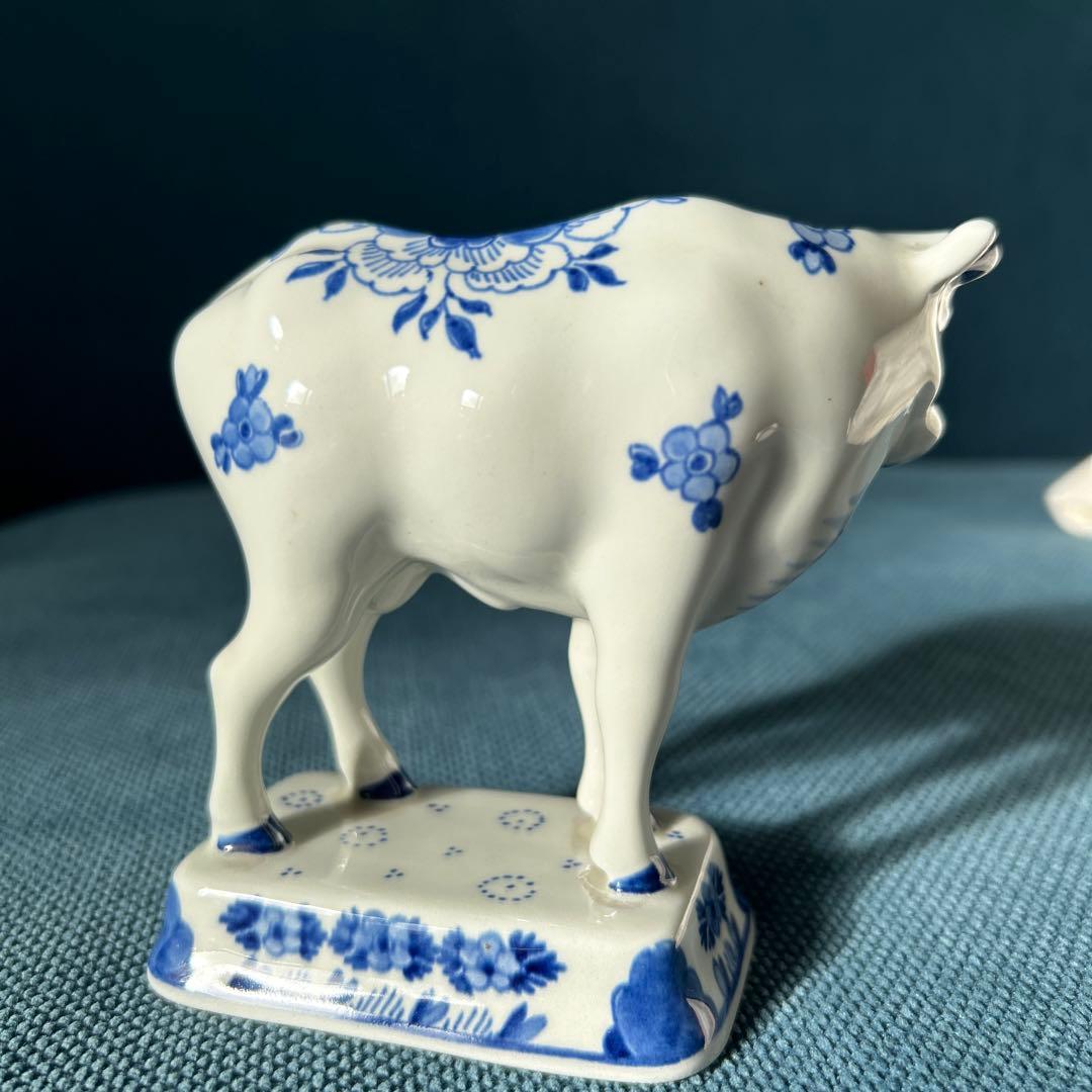 オランダ　デルフト フィギュリン　陶器　置物　　ハンドペイント