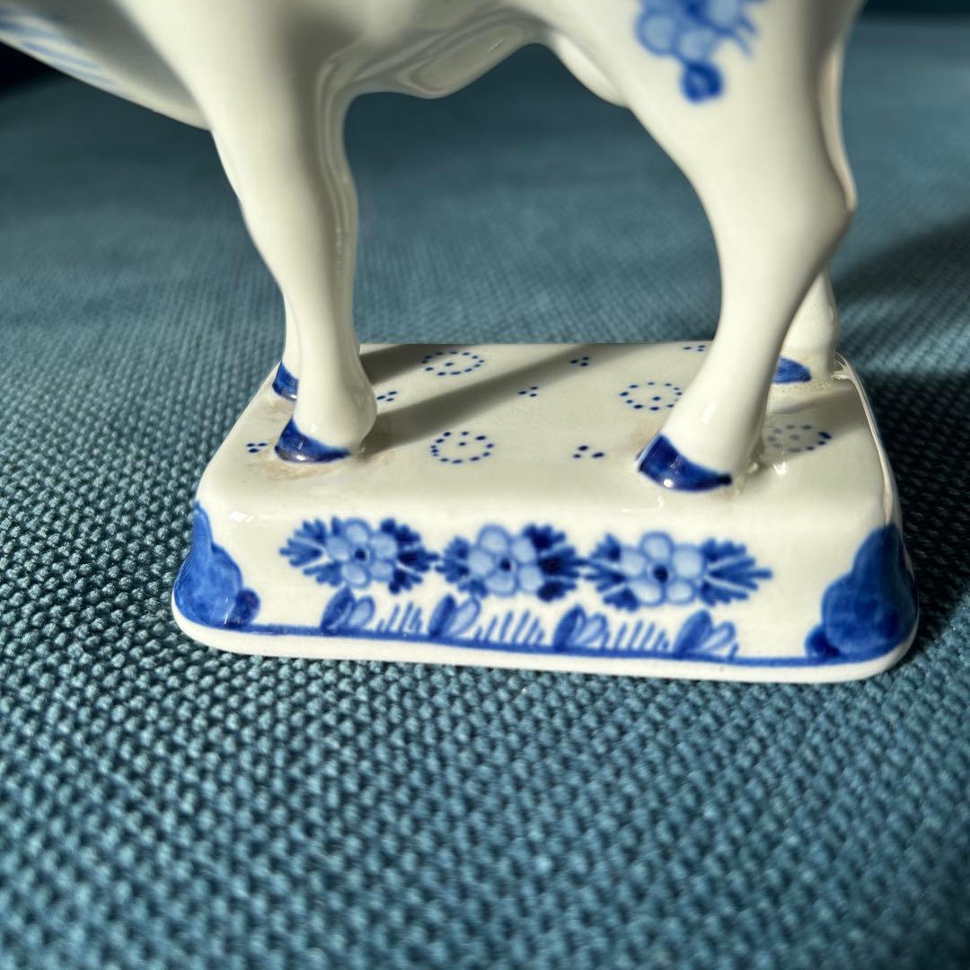 オランダ　デルフト フィギュリン　陶器　置物　　ハンドペイント