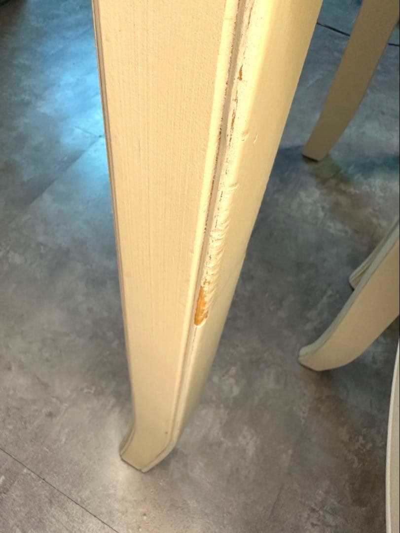 【フランス製】Country Corner ダイニングセット　テーブル＋椅子4脚