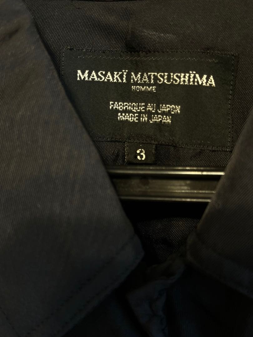 北極星さまMASAKI MATSUSHIMA HOMME シャーリングデザイン