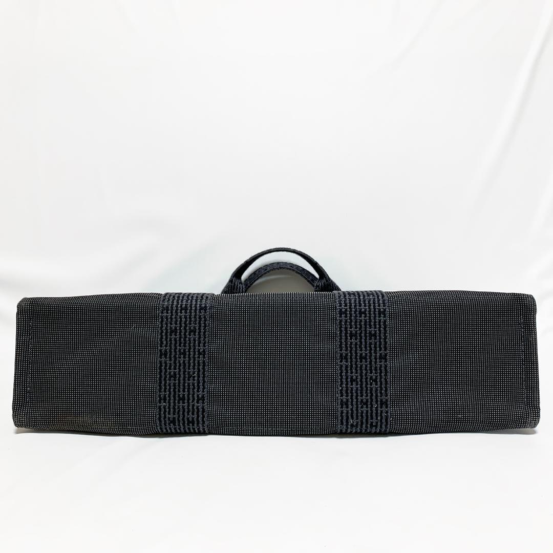 HERMES エルメス エールラインMM トートバッグ グレー