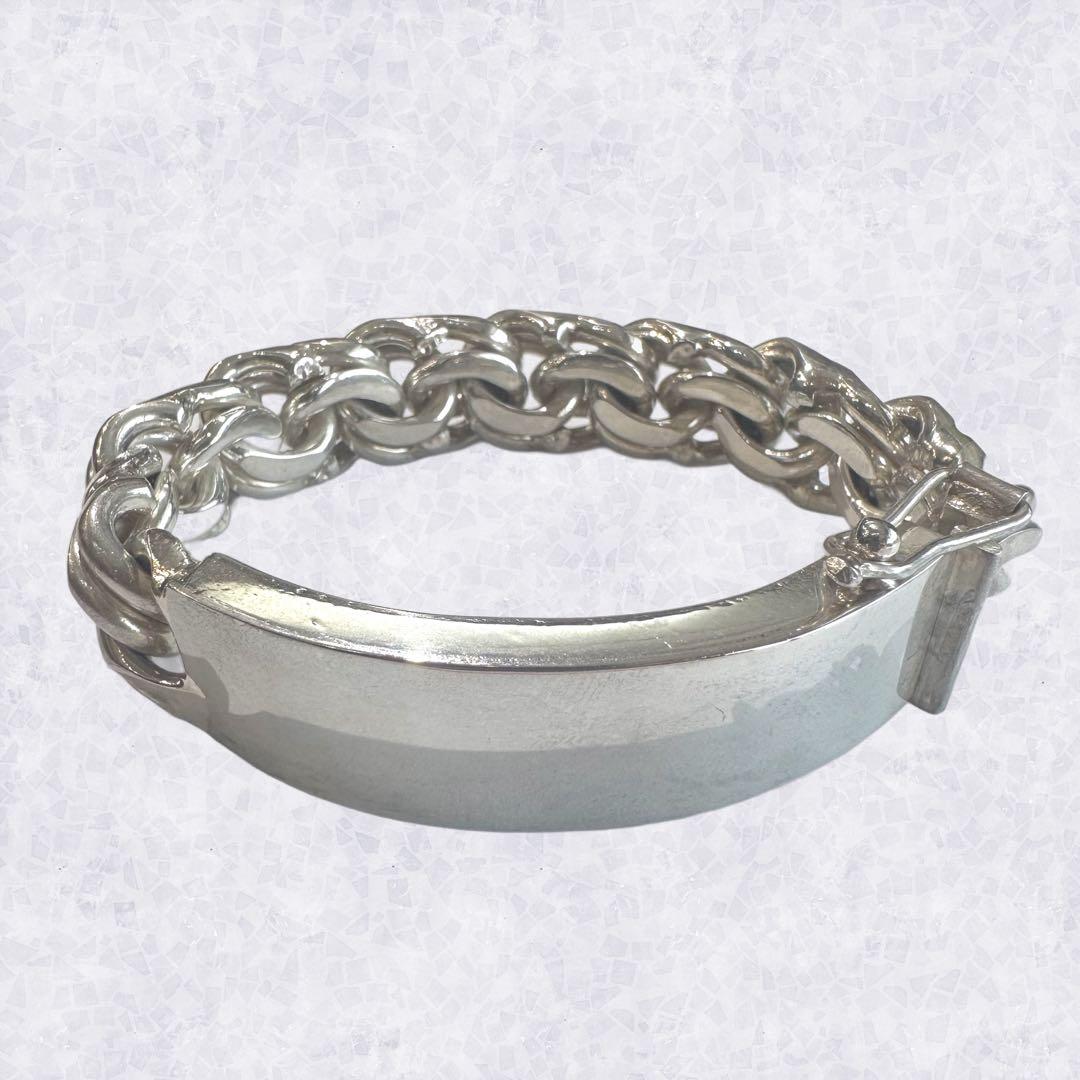 VERSANI ベルサーニ　ヴィンテージブレスレット重厚シルバー925 131g