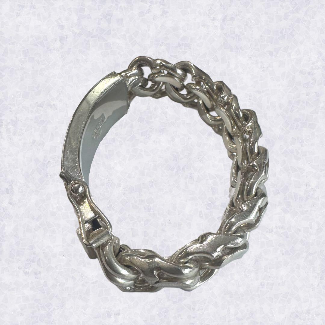 VERSANI ベルサーニ　ヴィンテージブレスレット重厚シルバー925 131g