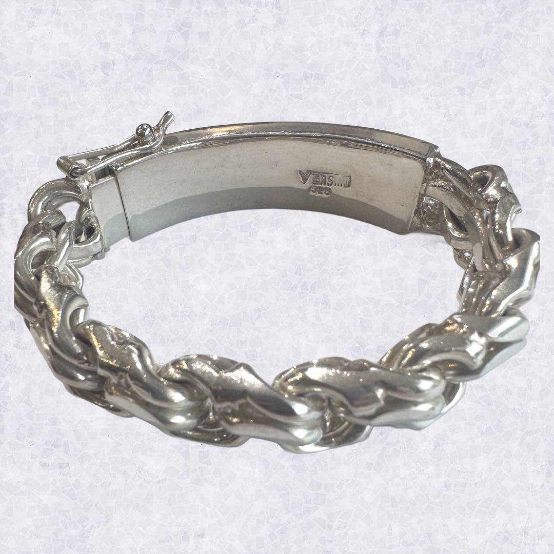 VERSANI ベルサーニ　ヴィンテージブレスレット重厚シルバー925 131g