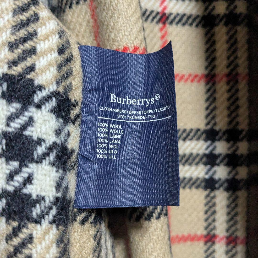 美品 英国製 80s バーバリー ステンカラーコート メンズ 玉虫 丸善 86B