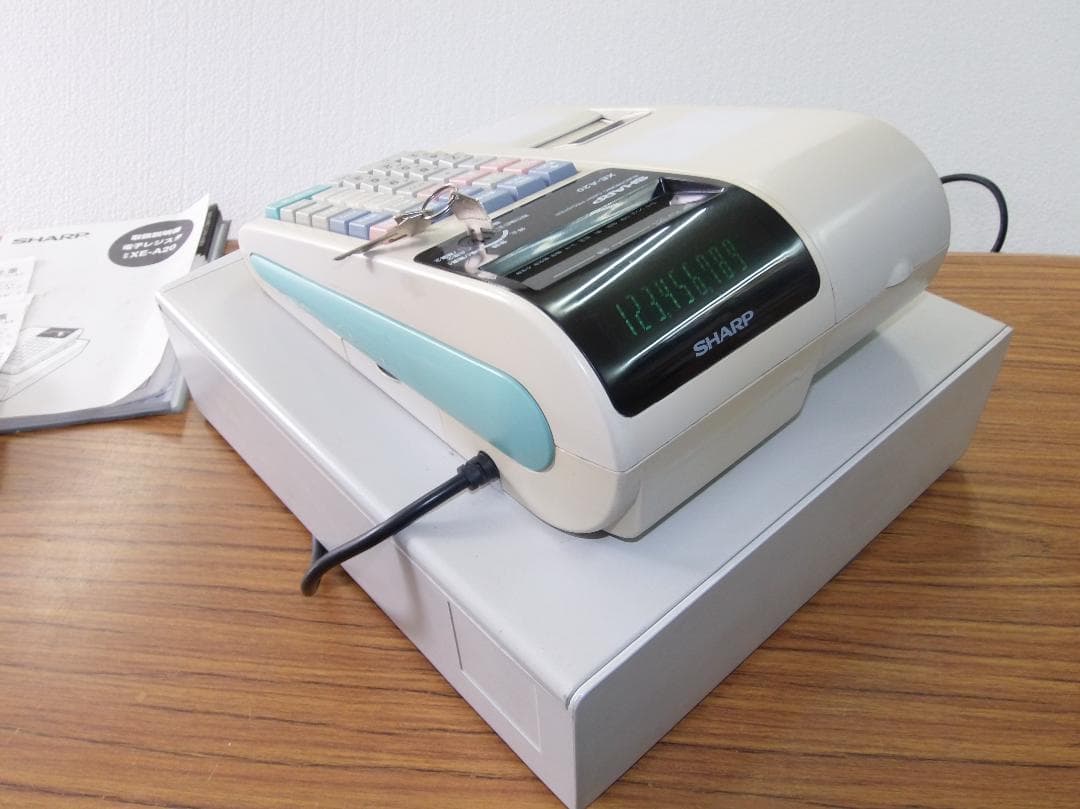 SHARP XE-A20 レジスター A4サイズ すぐ使える設定無料412502