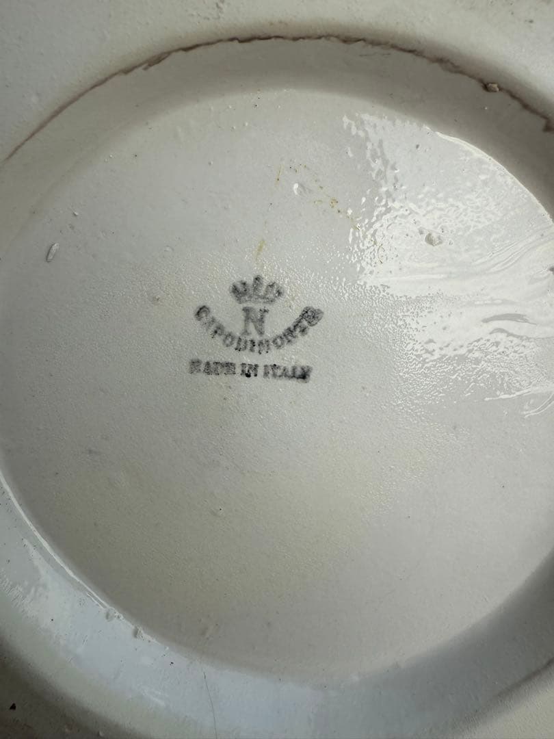 陶器製アートフラワー花瓶　カポディモンテ