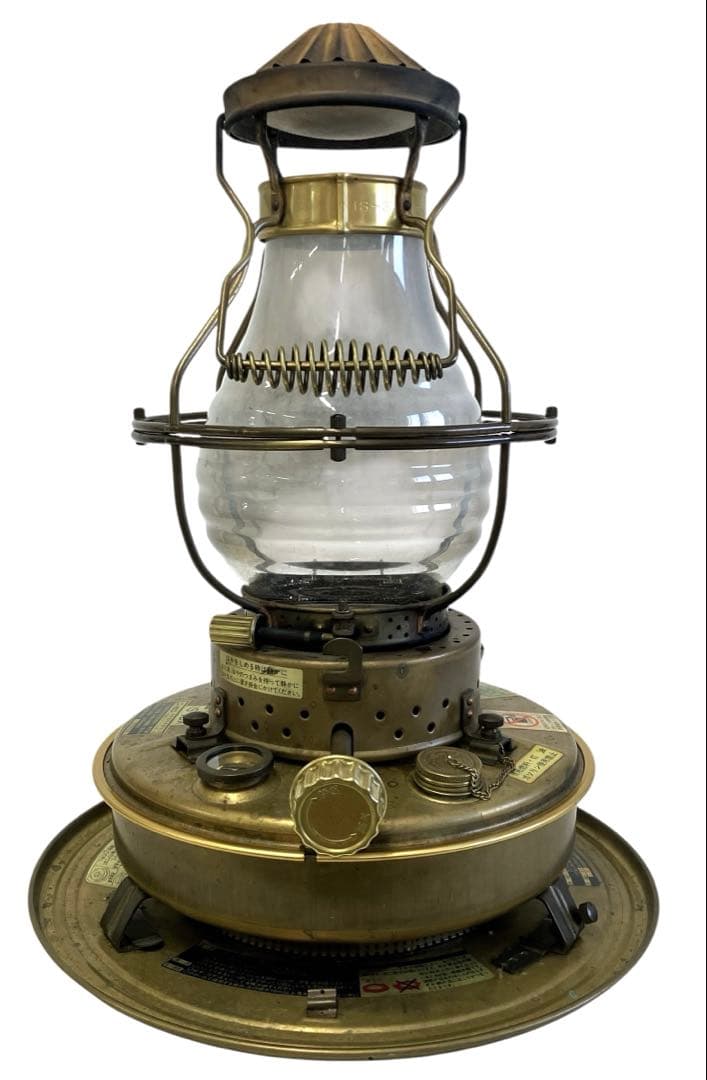 ニッセン（日本船燈）石油ストーブ フリージア IS-3DX レトロ 真鍮製