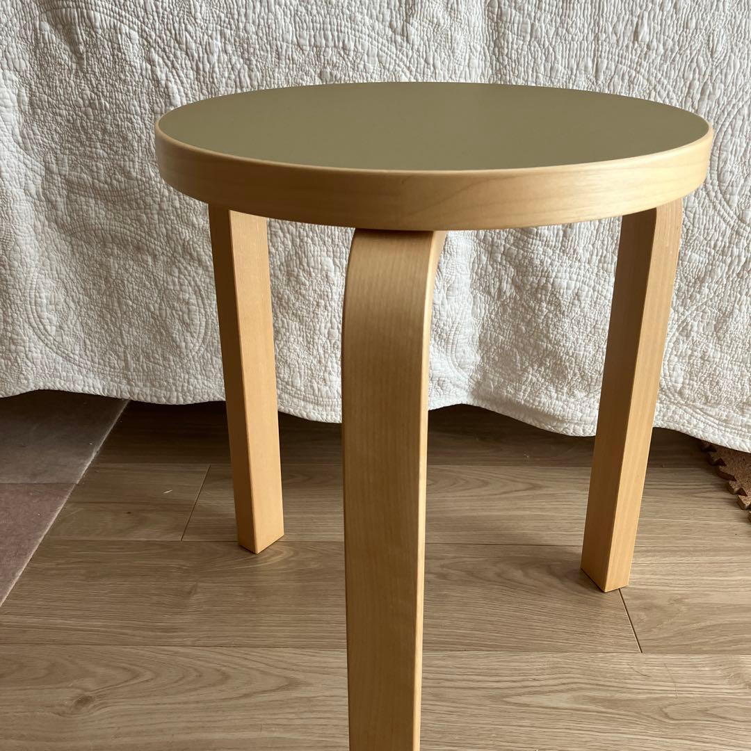 値下げ！Artek アルテック Stool 60 リノリウム　スコープ　オリーブ