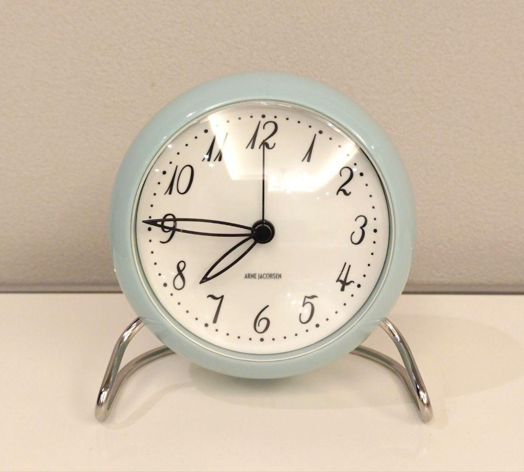 【送料込み】アルネ・ヤコブセン　置き時計（ブルー）