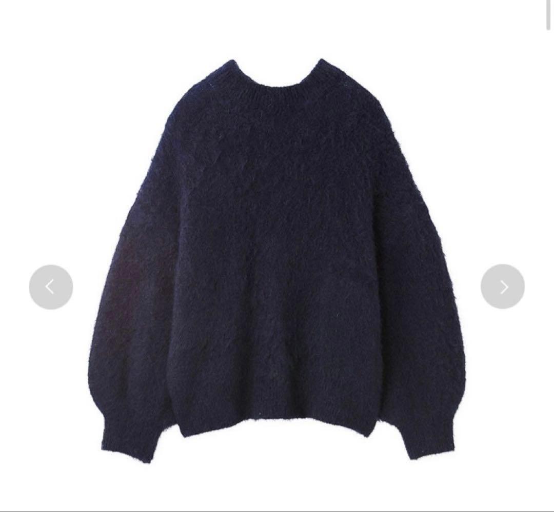 FRAY I.D フレイ アイディー バックリボンモヘヤプルオーバー