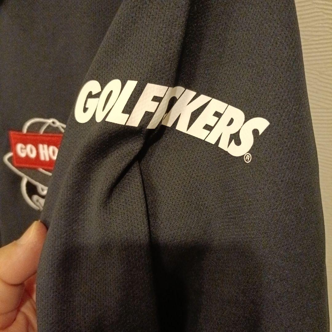ゴルフィッカーズ　ジップポロ