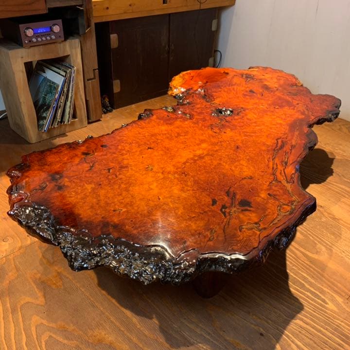 花梨　高級木材　一枚テーブル