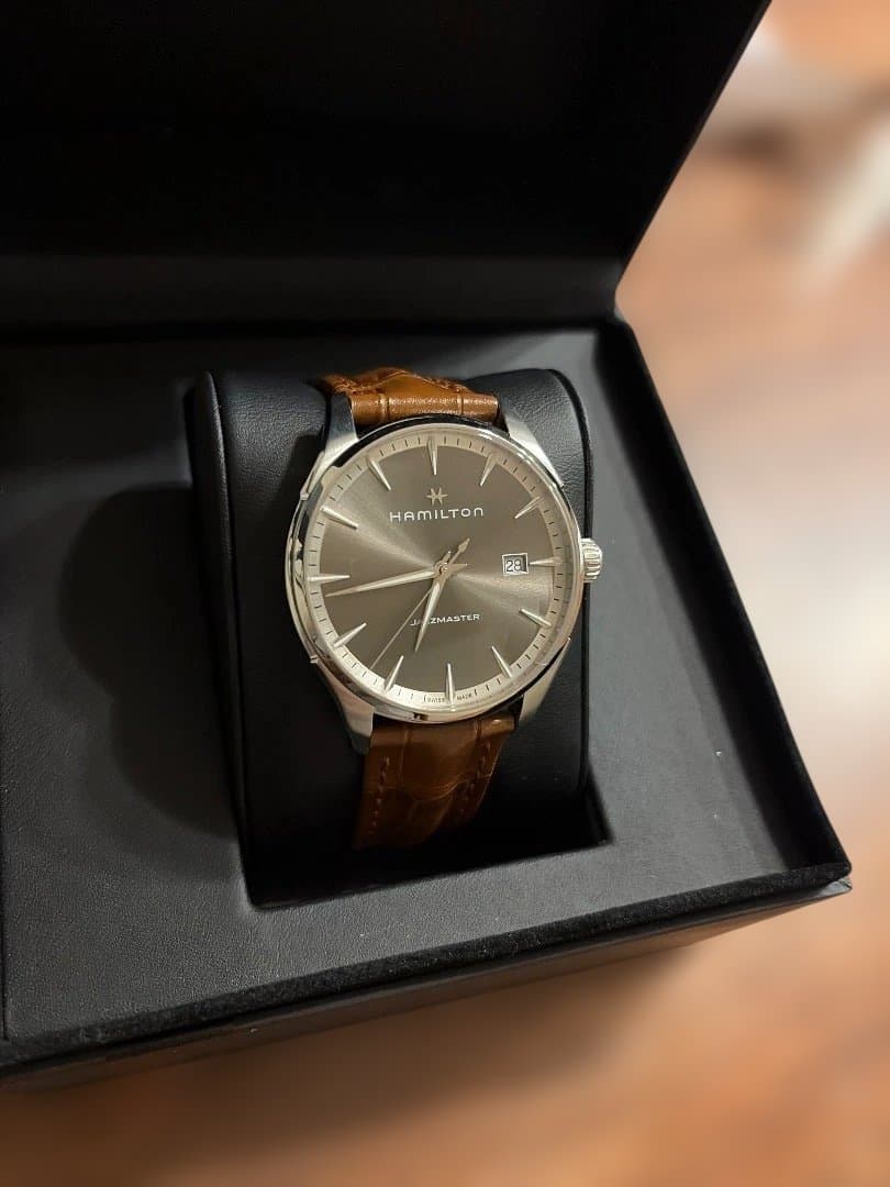 HAMILTON Jazzmaster シルバー/ブラウン