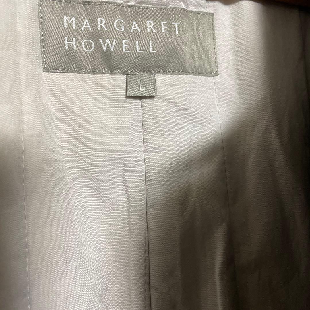 3シーズン着用可【マーガレットハウエル】日本製 脱着ライナー付ステンカラーコート