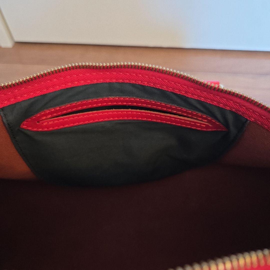 ルイ・ヴィトン エピレザー ボストンバッグ レッド