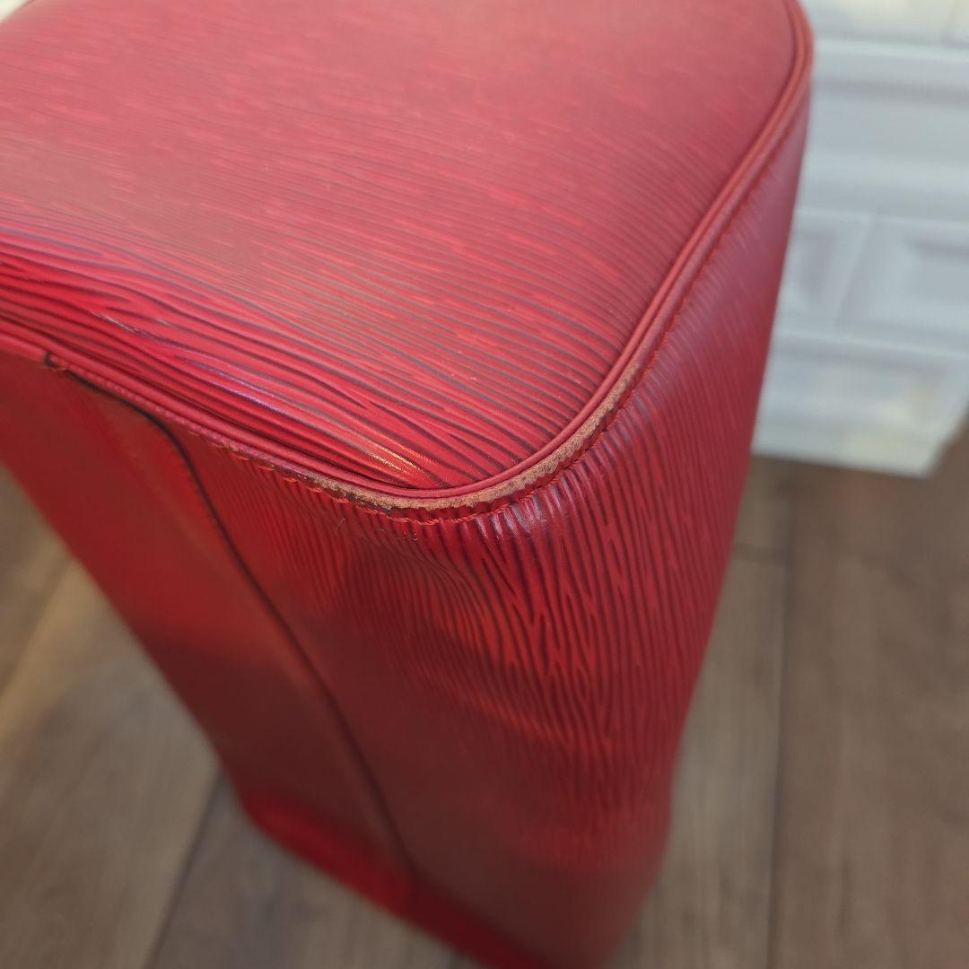 ルイ・ヴィトン エピレザー ボストンバッグ レッド