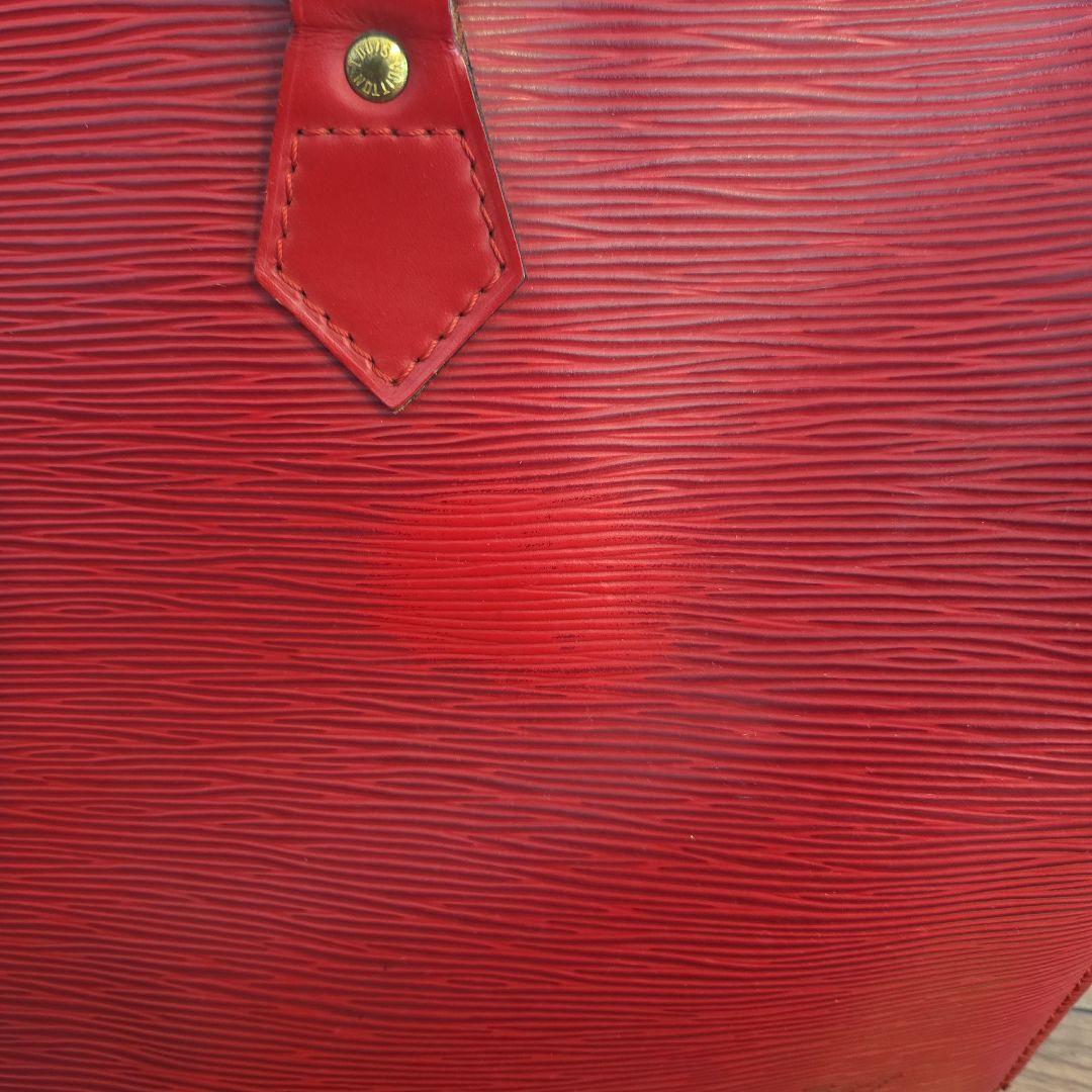 ルイ・ヴィトン エピレザー ボストンバッグ レッド