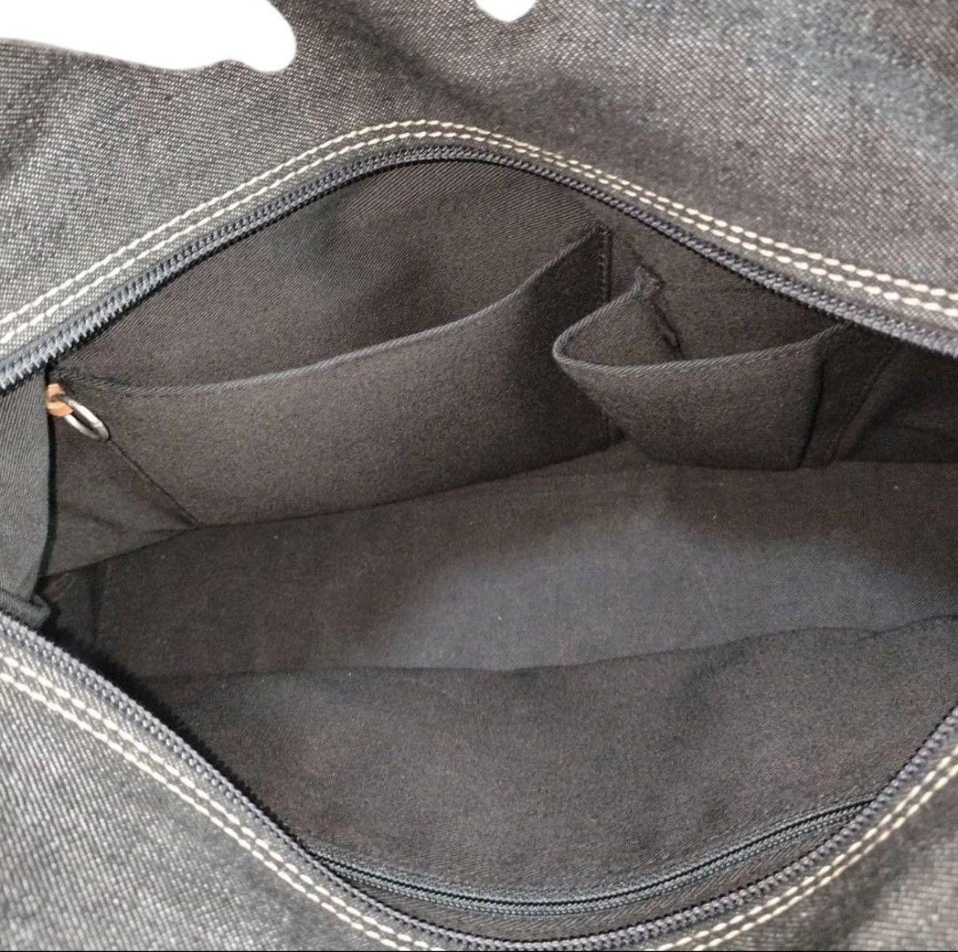 BURBERRY　バーバリー トートバック デニム ノバチェック ホースロゴ