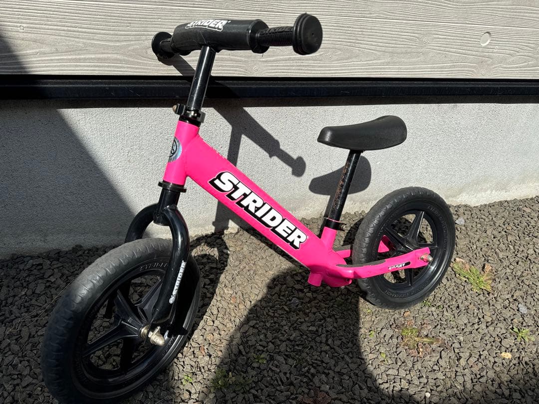 M erry　ストライダー　ピンク　スタンド付