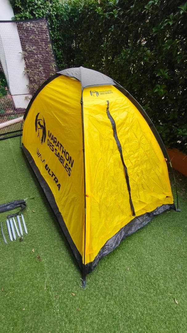 MARATHON DES SABLES ULTRA イエロー テント