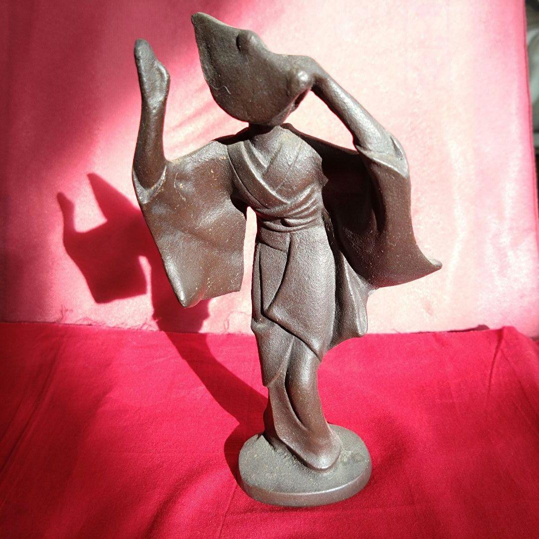 人間国宝 高橋敬典作 阿波おどり人形 共箱有