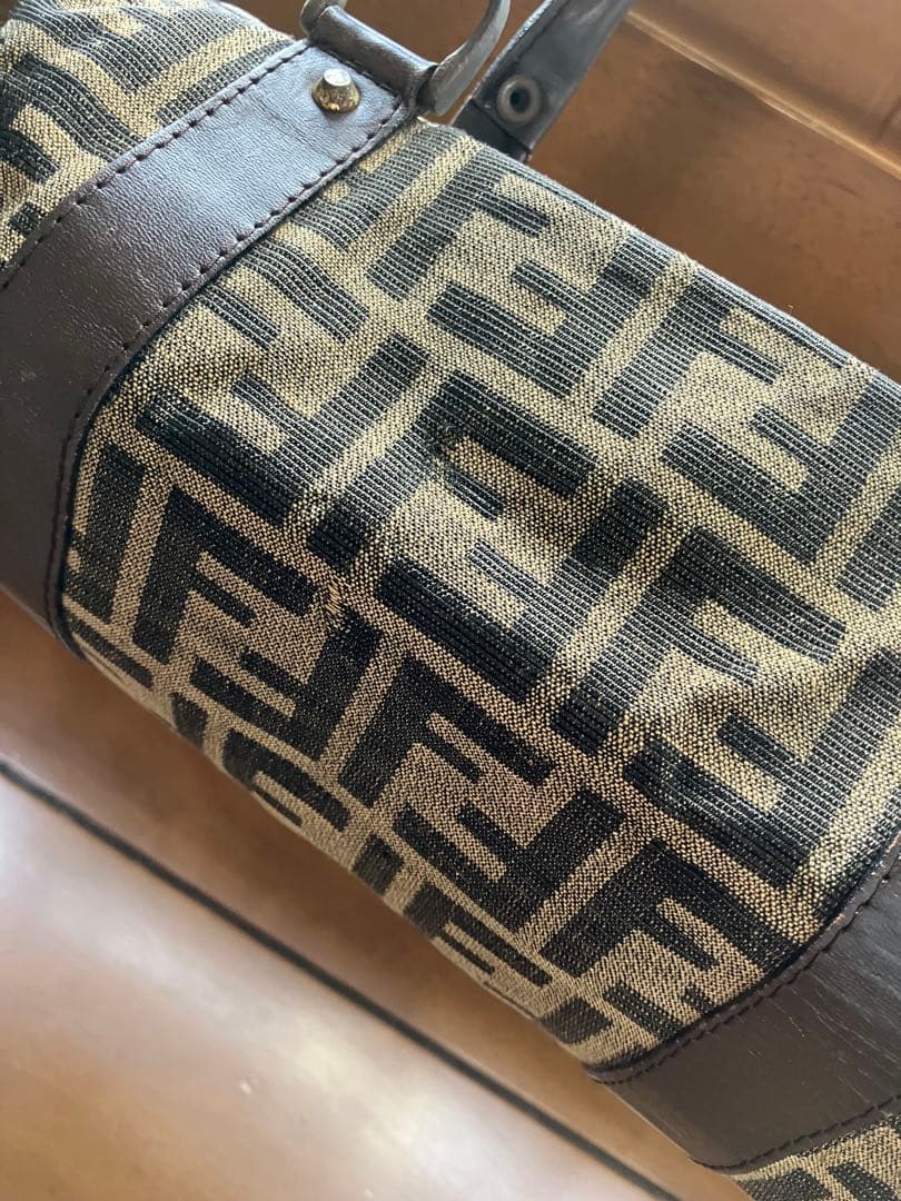 Fendi ミニボストンバッグ キャンバス・ズッカ