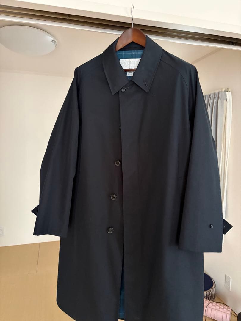 ナナミカ2L Cotton GORE-TEX Balmacaan Coat