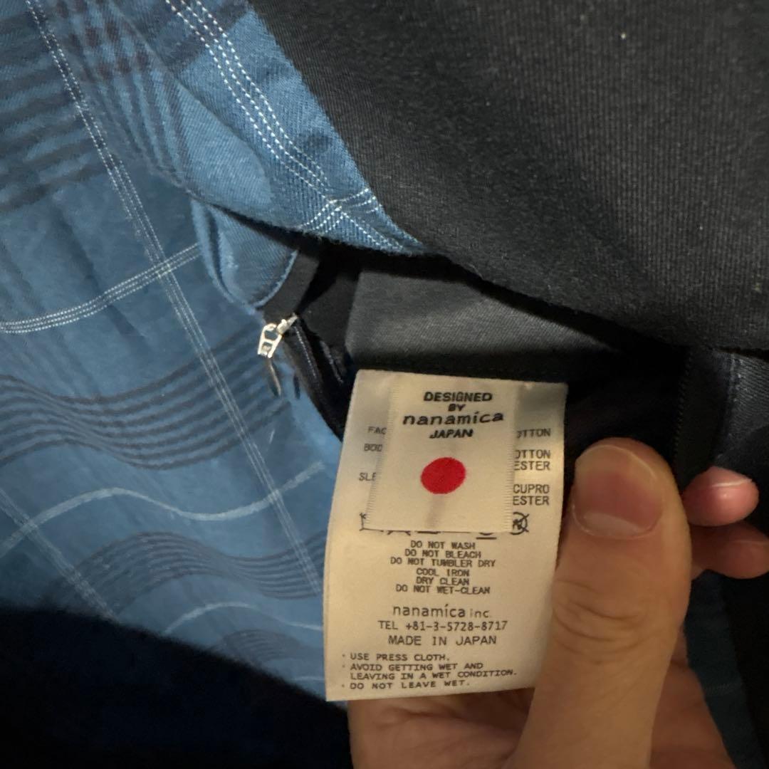 ナナミカ2L Cotton GORE-TEX Balmacaan Coat